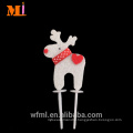 Direct Manufacturer Deer Shape Non-woven Christmas Cake Decorations Topper For Sale